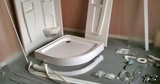 Установка душевой кабины Феодосия, цена от 2978 руб.